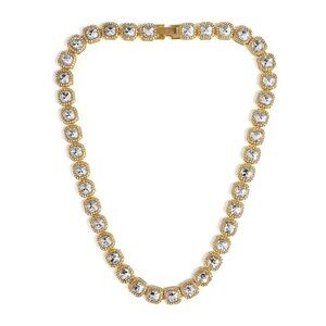 Gold Men's Iced out Cuban Chain Necklace
